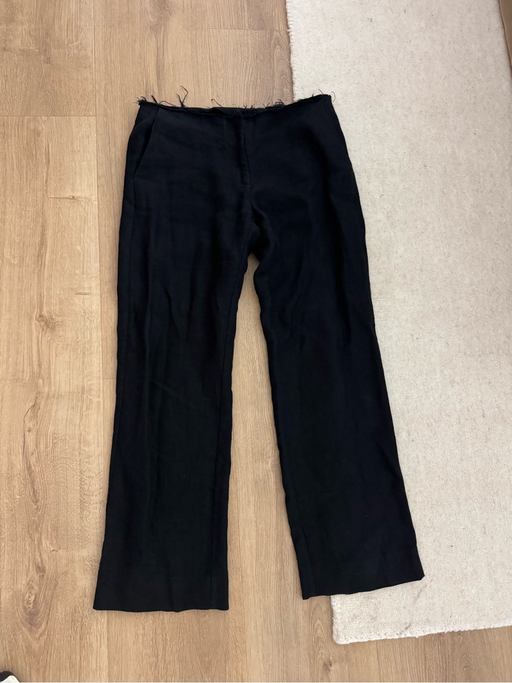 St Agni Raw Waist Linen Pants